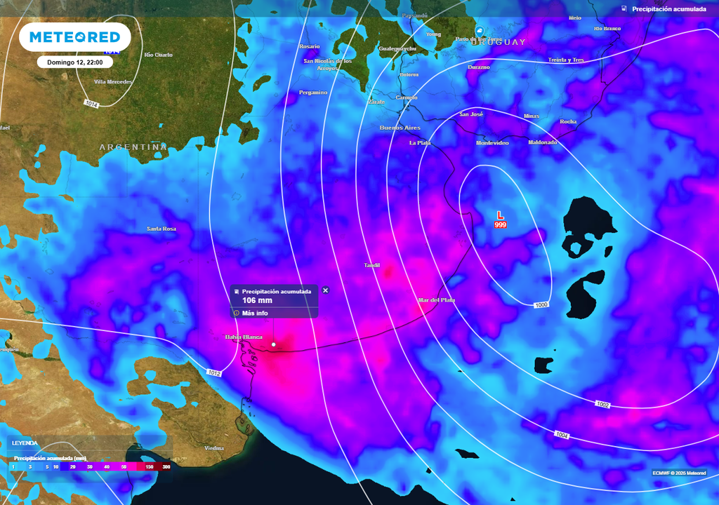 Hay alerta amarilla por tormentas y vientos fuertes para este sábado 11 de octubre: las provincias afectadas