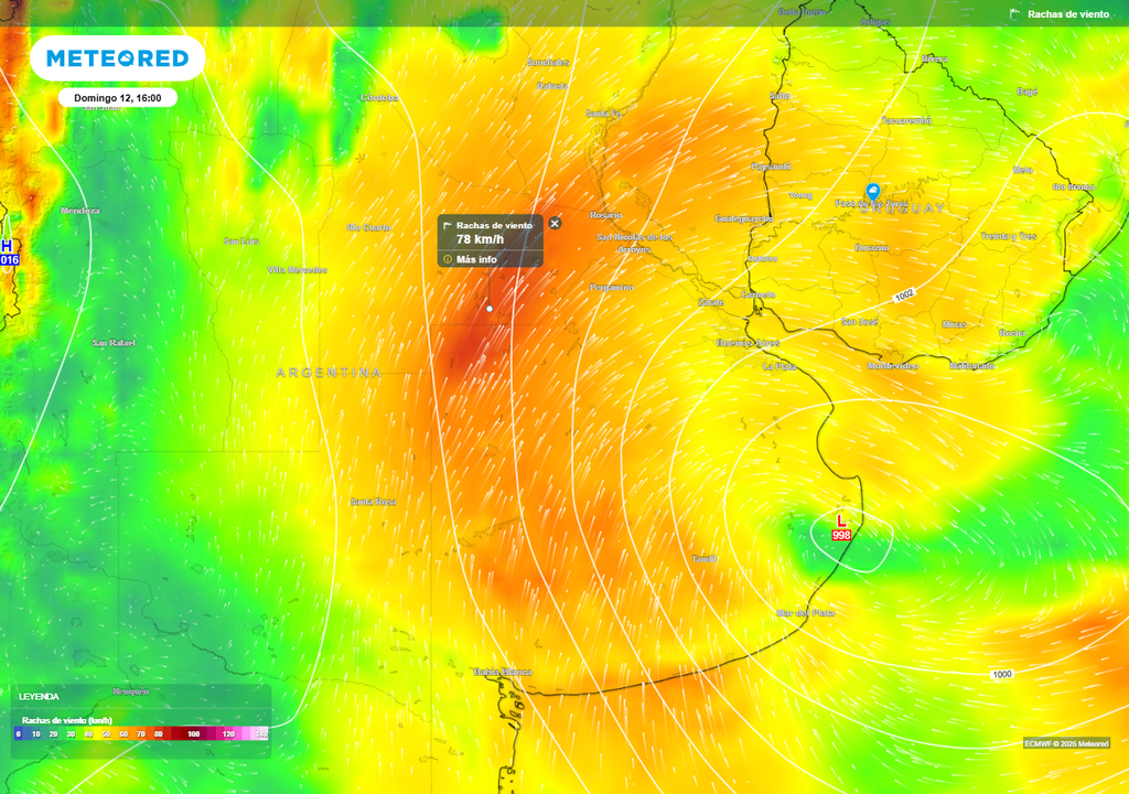Tiempo pronóstico clima Argentina fin de semana largo alertas tormentas vientos fuertes lluvias SMN