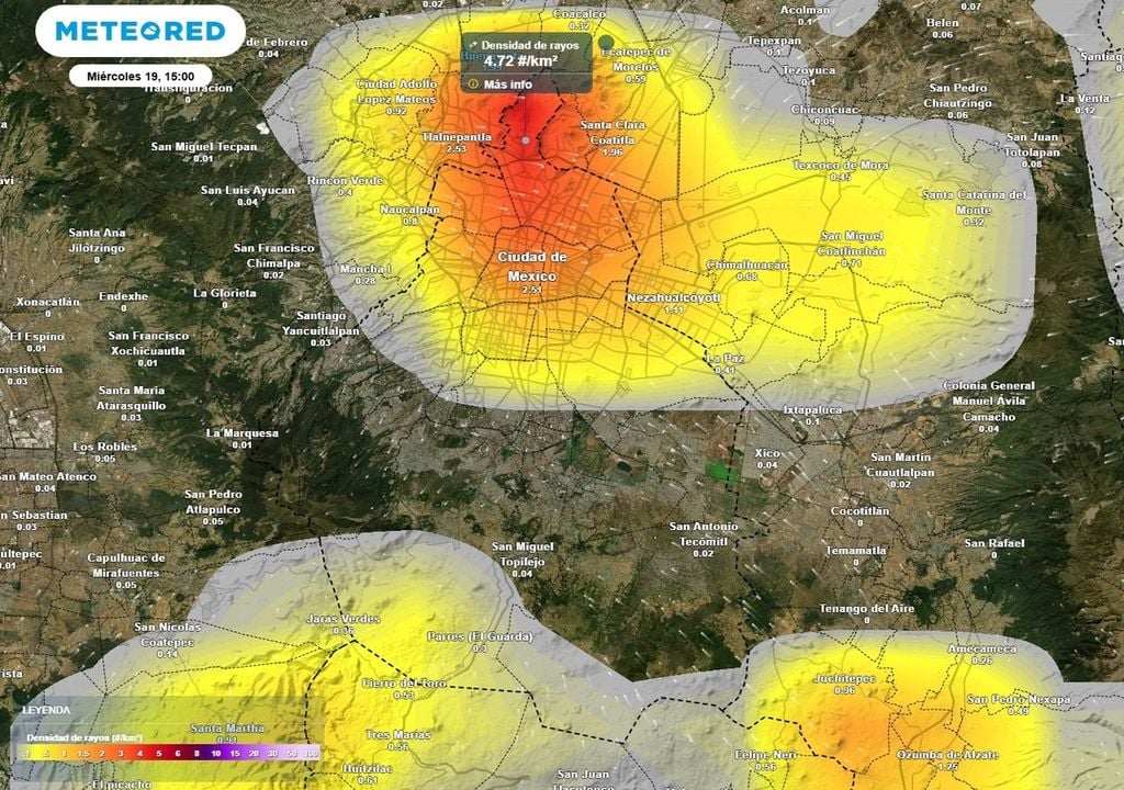 Cielos mayormente despejados por la mañana genera un rápido aumento de las temperaturas y aporta energía para la convección atmosférica.