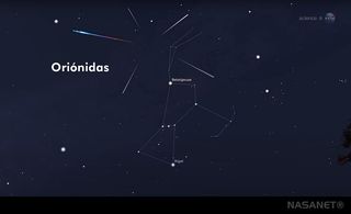 Llega la lluvia de estrellas de las Oriónidas
