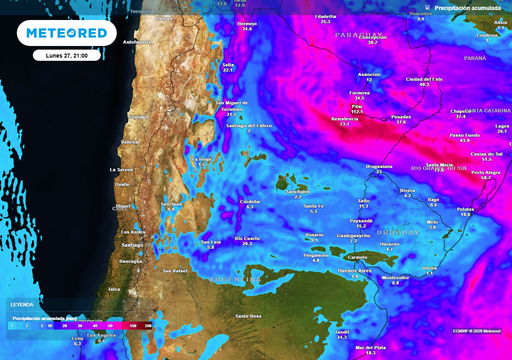Llegan las heladas a Argentina: lluvias en el norte y fuerte ingreso de aire fr&iacute;o este fin de semana