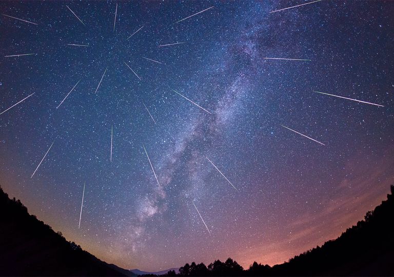 Lluvia de estrellas con radiante Lluvia de estrellas con radiante