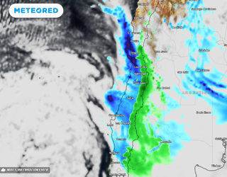 Llegan por fin las lluvias al centro norte y sur de Chile, ¿cuánto lloverá?