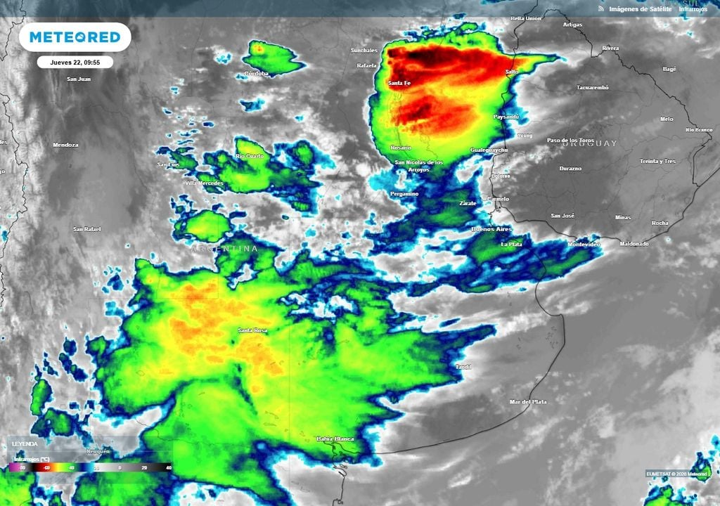 Buenos Aires AMBA alerta tormentas fuertes El Niño Se esperan lluvias y tormentas de variada intensidad en la segunda mitad de este jueves llegando al AMBA.