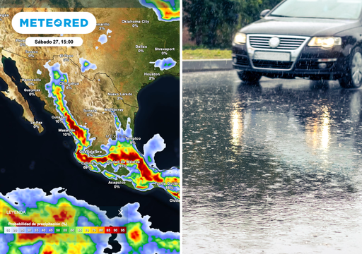 Llega onda tropical y vaguada: activar&aacute;n lluvias intensas y M&eacute;xico tendr&aacute; un domingo tormentoso en estos estados