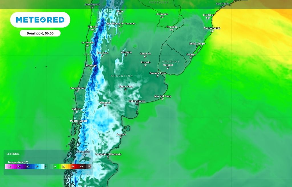 Frío el lunes El próximo lunes 7, el frío seguirá dominando gran parte del territorio argentino