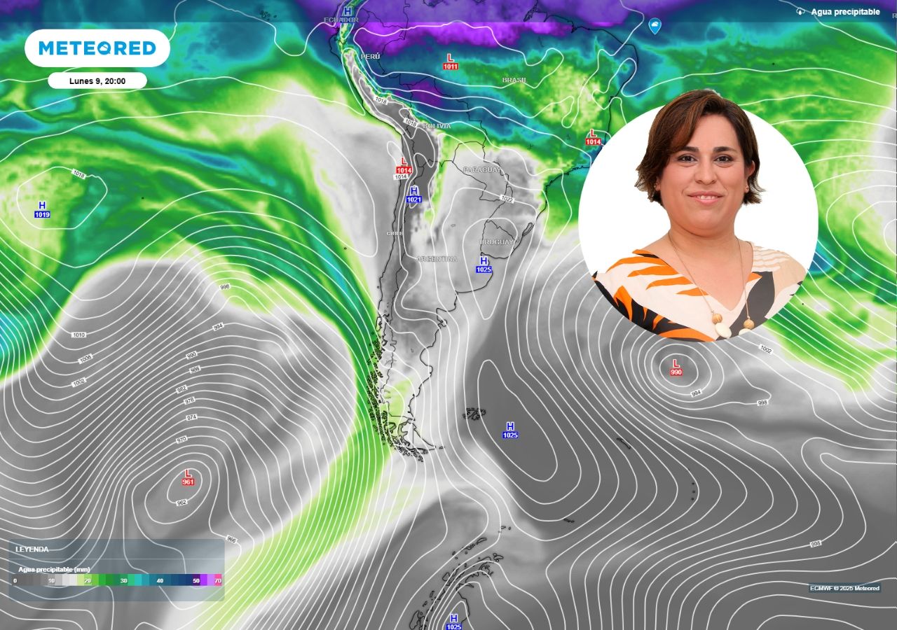 Primer sistema frontal traerá lluvias a Chile el lunes