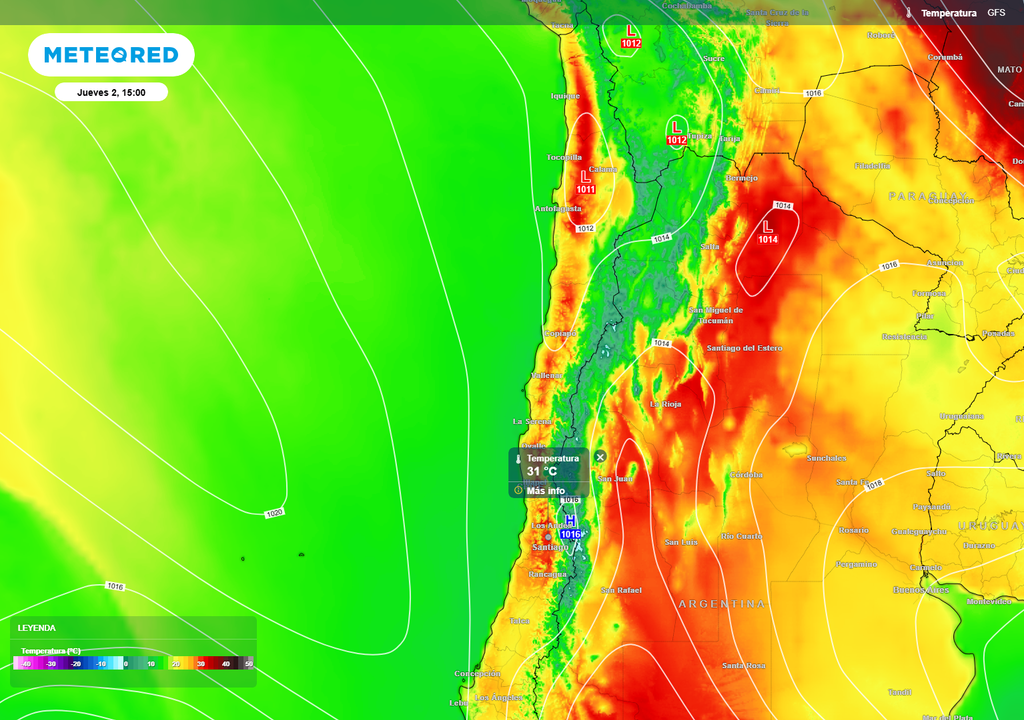 temperaturas previstas