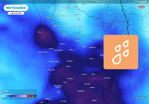 "Llover&aacute; con isoterma cero a los 2.500 m": as&iacute; ser&aacute;n las lluvias con r&iacute;o atmosf&eacute;rico extremo en La Araucan&iacute;a