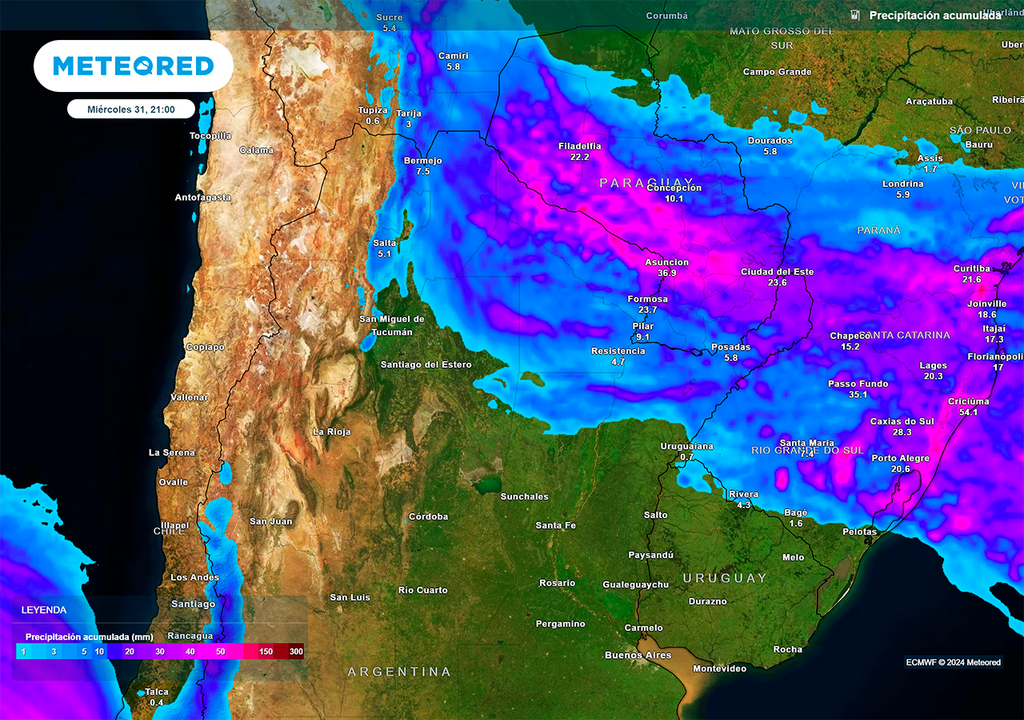 Lluvia, Tormenta, Acumulados, Pronostico, Argentina