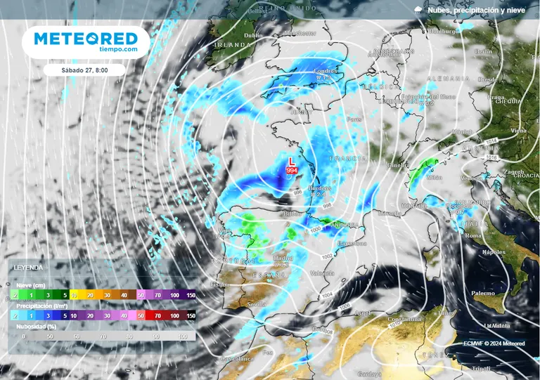 ¿Lloverá en España durante los próximos días? Este es el pronóstico completo de precipitaciones de Meteored