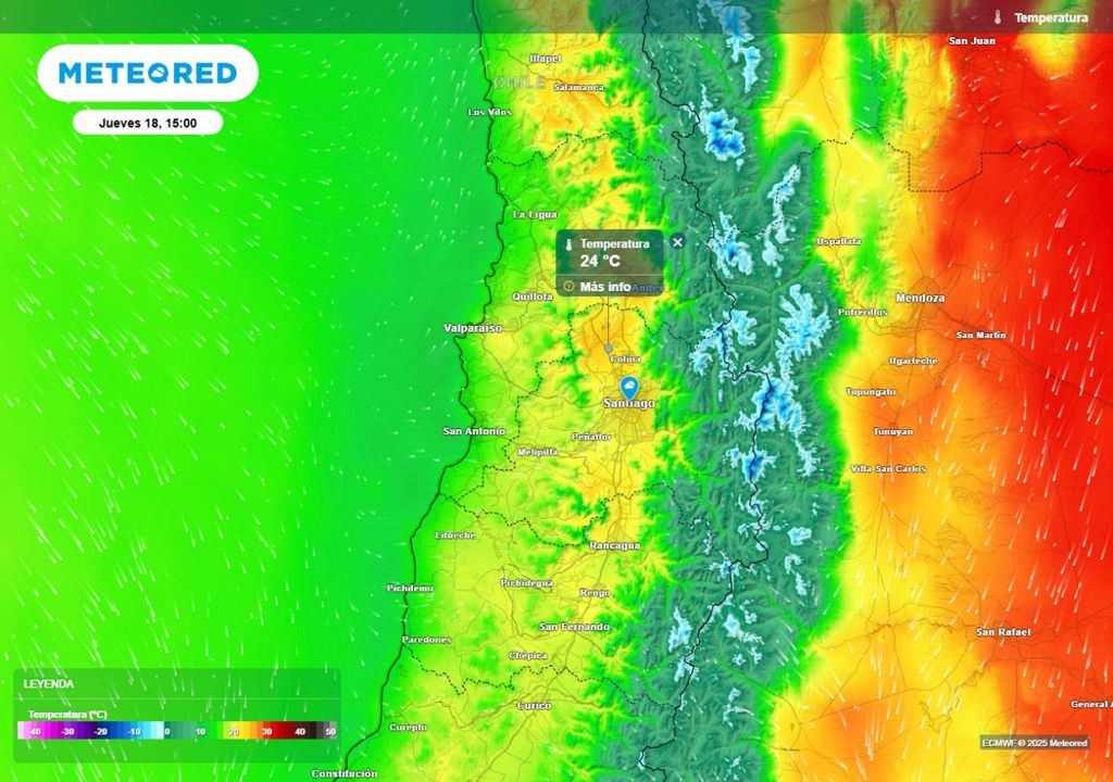 mapa de temperatura mapa de temperatura