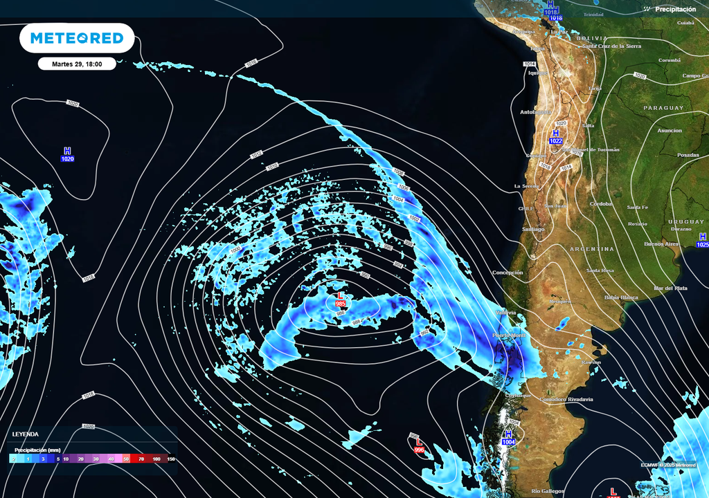 Precipitaciones previstas
