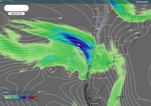 "Llover&aacute; todos los d&iacute;as": &uacute;ltima semana de agosto con tormentas el&eacute;ctricas, m&aacute;s de 200 mm y r&iacute;o atmosf&eacute;rico en Chile
