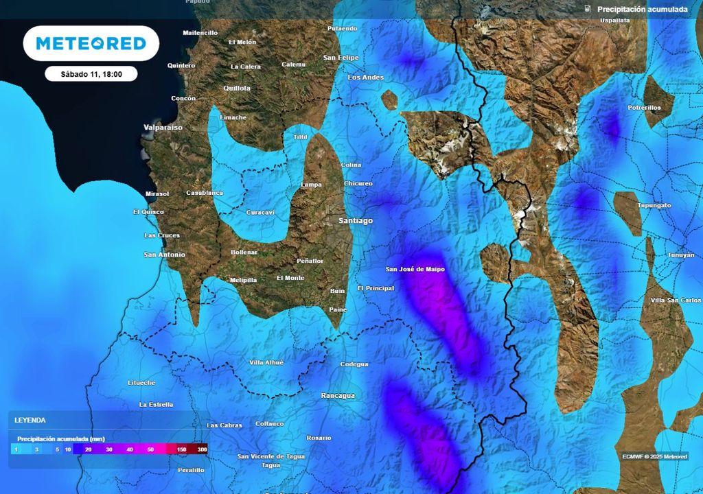 mapa de precipitación acumulada