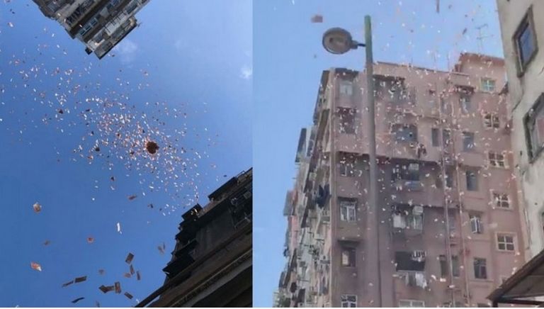 Lluvia De Billetes Caida Del Cielo Lluvia De Billetes Caida Del Cielo