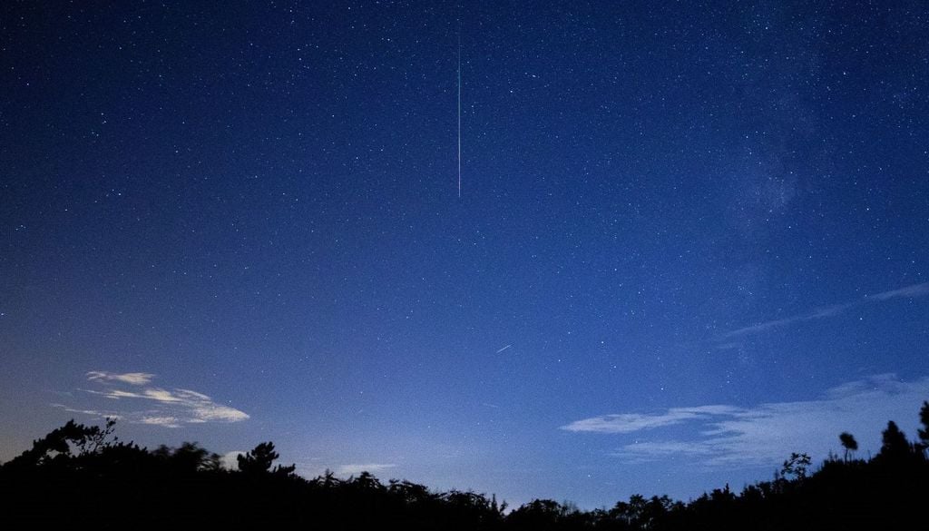 La lluvia de meteoros de piscis austrínidas del sur no suelen tener muchos meteoros por hora.