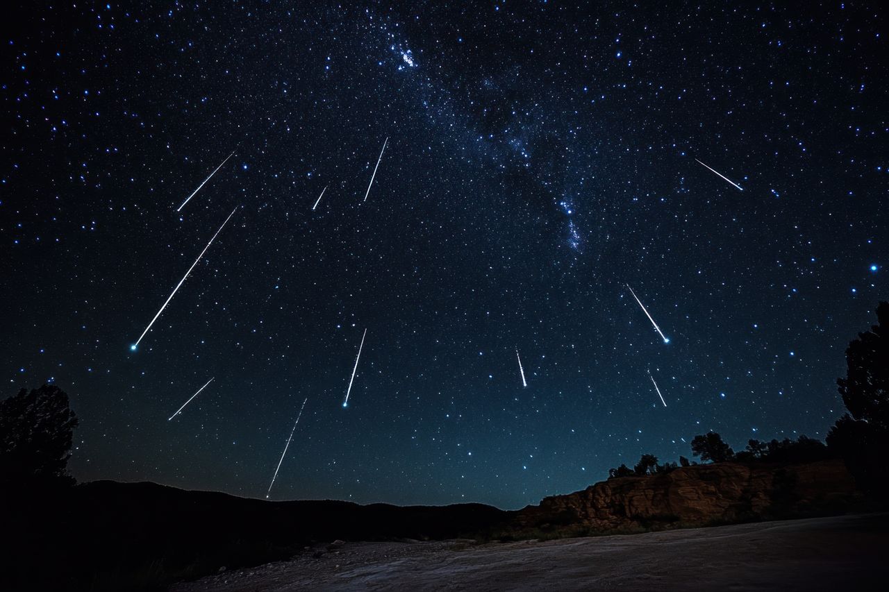 Lluvia de estrellas.