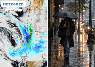 Vuelve la lluvia a Santiago: el martes 6 será el día clave, con hasta 40 mm en Valparaíso y nieve en la cordillera