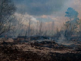 Lluvia en áreas quemadas: un peligro silencioso