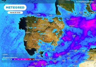 Lluvia en Nochebuena: la probabilidad de sacar el paraguas supera el 80% en estas 8 comunidades