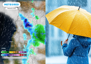 Lluvias en Santiago: Sistema frontal con precipitaciones traerá frío a la Región Metropolitana este fin de semana