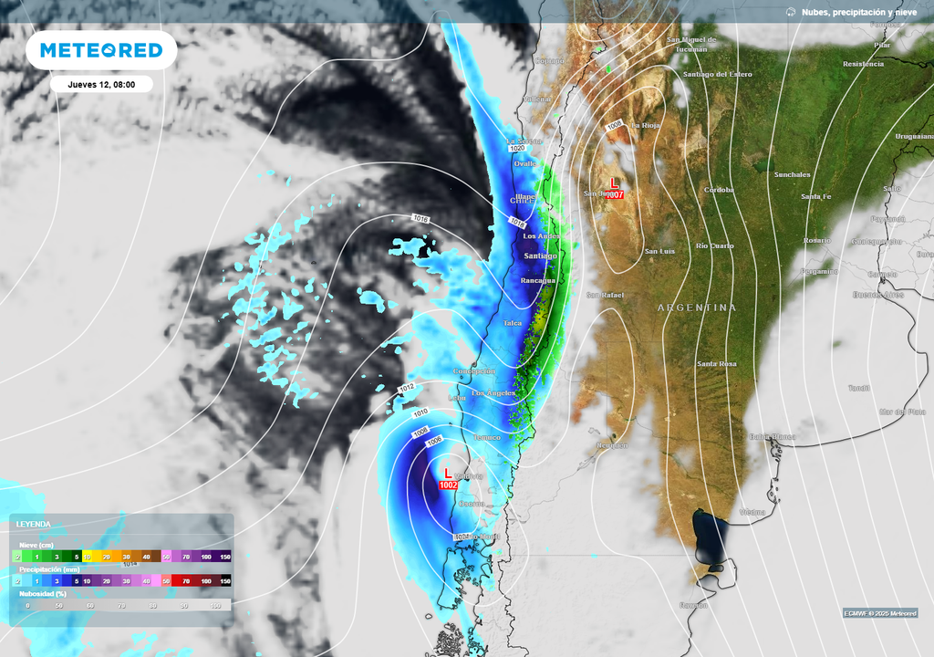 pronóstico de lluvias