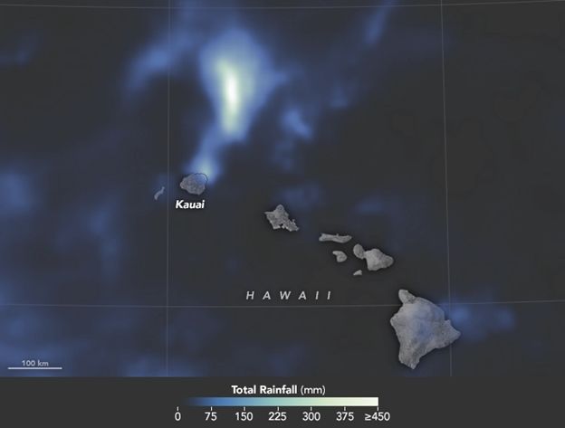 Lluvia Record En Kauai, Hawai Lluvia Record En Kauai, Hawai