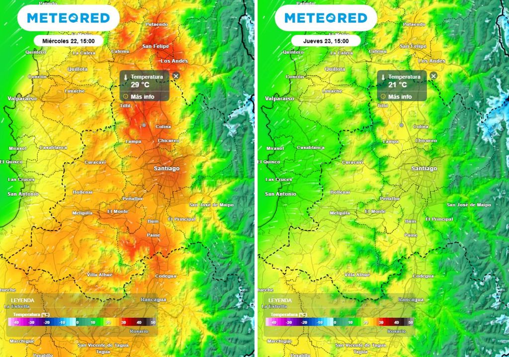 mapas de temperatura mapas de temperatura