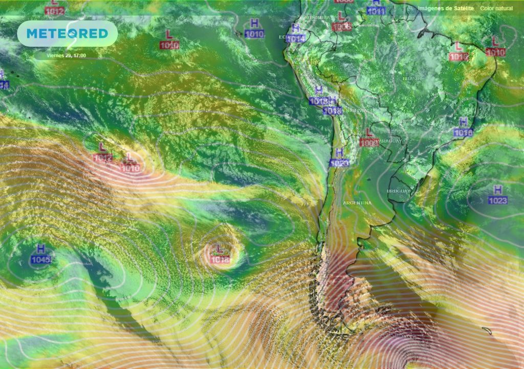 imagen satelital y vientos imagen satelital y vientos
