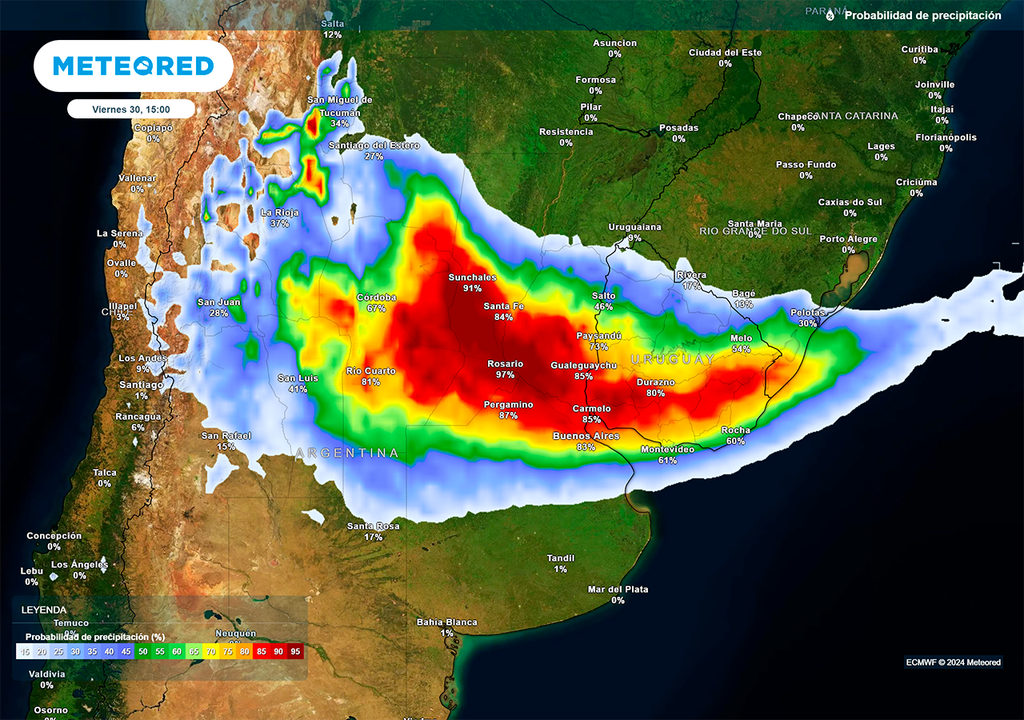 Tormenta, Santa Rosa, Ciclogenesis, Buenos Aires, Argentina