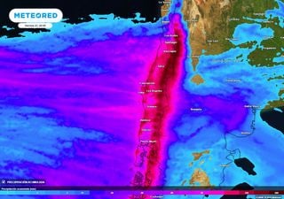 Lluvias cuantiosas podrían generar remociones en masa y crecida de ríos en la zona centro sur de Chile