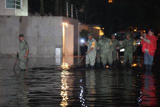 Lluvias de 20 mm/ 24 h e inundaciones en parte del Valle de México