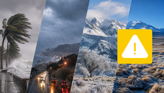 Lluvias de hasta 55 mm, viento de 80 km/h y heladas de -9 &deg;C: el tiempo se complica en gran parte de Chile