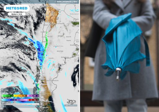 Lluvias del pr&oacute;ximo fin de semana: &iquest;por qu&eacute; los modelos dan pron&oacute;sticos diferentes para Chile?