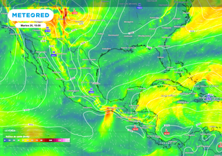 Lluvias dispersas y vientos fuertes para este martes en México
