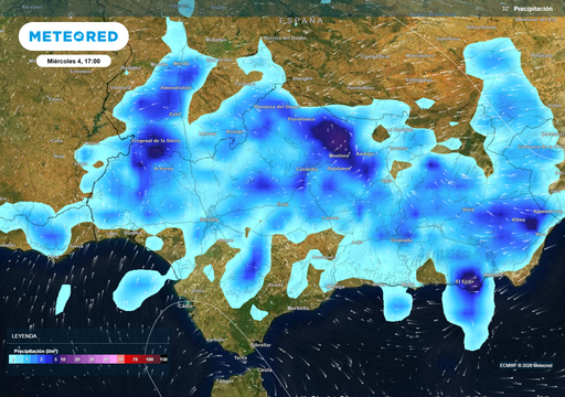 Lluvias en Andaluc&iacute;a: pron&oacute;stico hasta el domingo, 8 de marzo