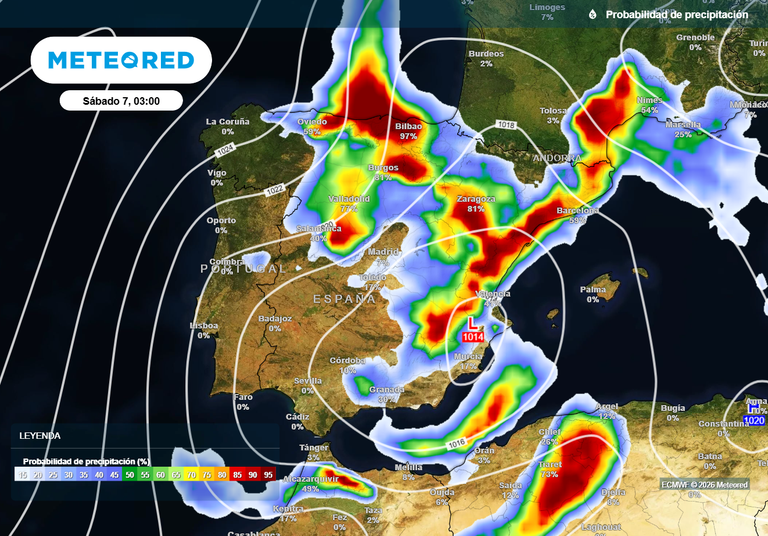 Lluvias en España este fin de semana: cuándo y dónde están previstas