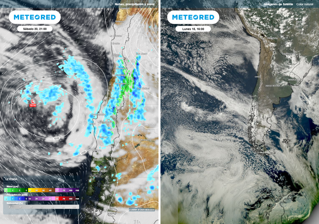 imagen satelital y modelo