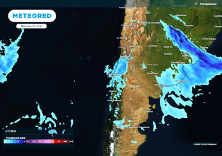 Así comienza la semana en Chile: precipitaciones entre el norte chico y sur, mientras que el aire frío no dará tregua