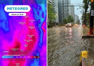 Lluvias en Santiago entre mi&eacute;rcoles y viernes: revisa cu&aacute;ntos mil&iacute;metros se esperan en la RM