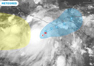 Lluvias intensas a torrenciales afectarán México, debido a la tormenta tropical John frente a Oaxaca, Chiapas y Guerrero
