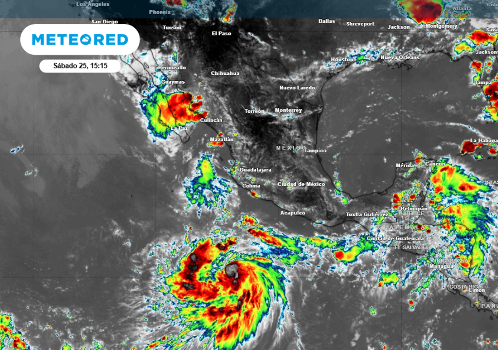 Tormentas Continúa la formación de ciclones en el océano Pacífico.