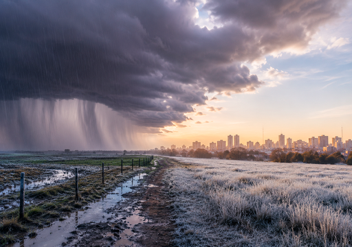 Lluvias intensas en el Litoral y nuevo pulso de aire fr&iacute;o: as&iacute; ser&aacute; el tiempo entre el 17 y el 24 de agosto en Argentina