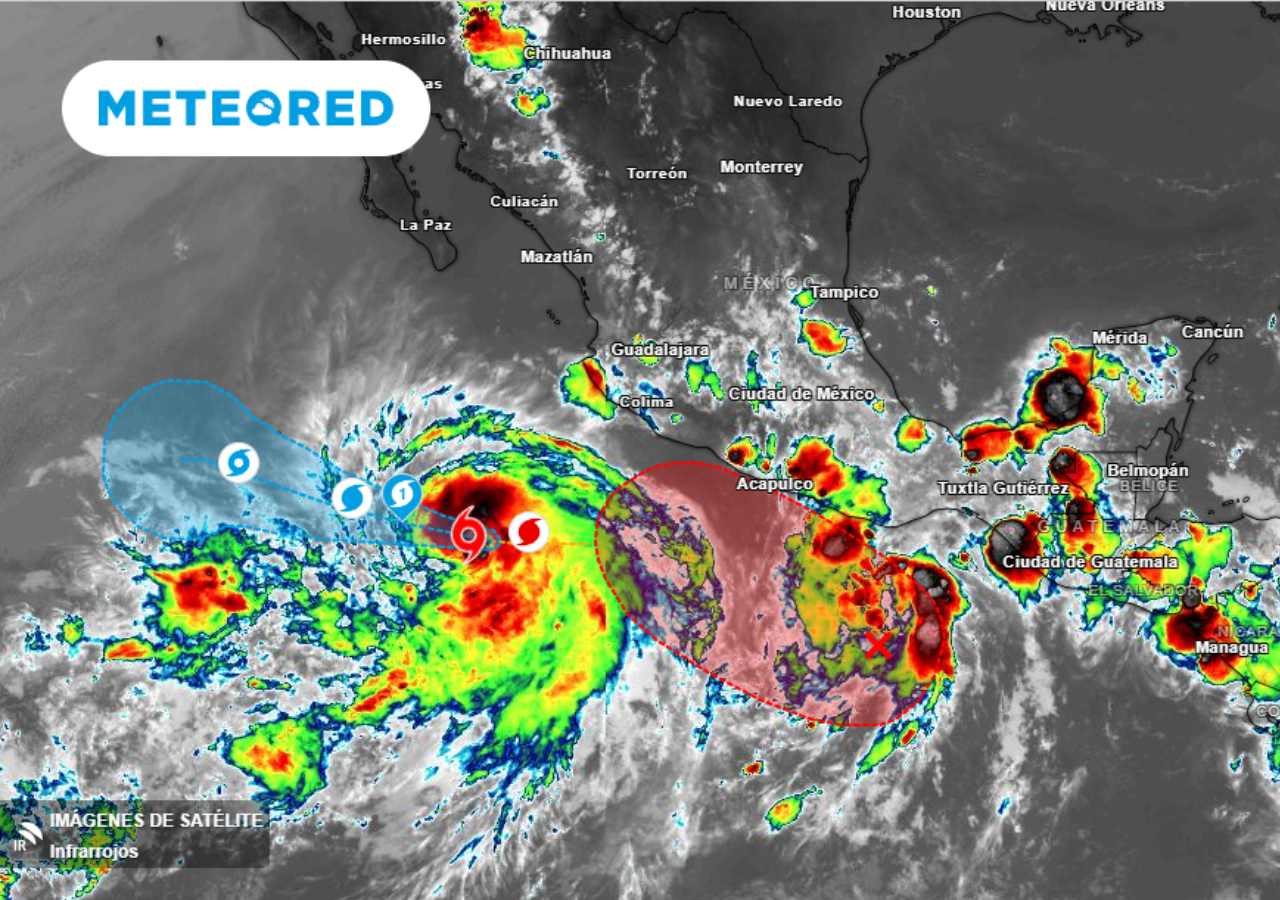 Lluvias intensas en México por ciclón Adrian y posible formación de Beatriz