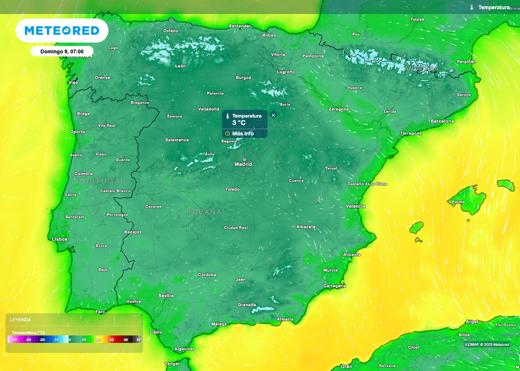 Frío en España Frío en España