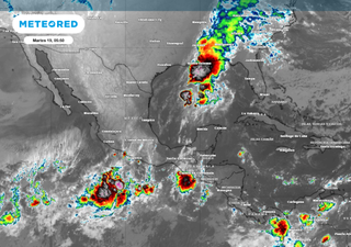 Lluvias intensas se presentarán este martes en México por el arribo del frente frío número 10