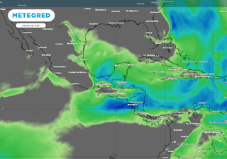 Lluvias intensas con posibles inundaciones en varios estados de México, debido al paso de las ondas tropicales 8 y 9