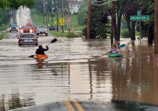 Lluvias e inundaciones históricas en el noreste de Estados Unidos, 9 millones están en alerta