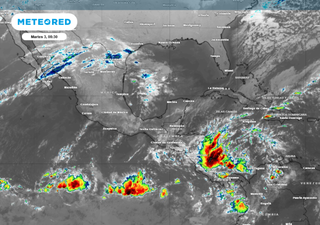 Lluvias muy fuertes para este martes en varios estados de México, además de heladas